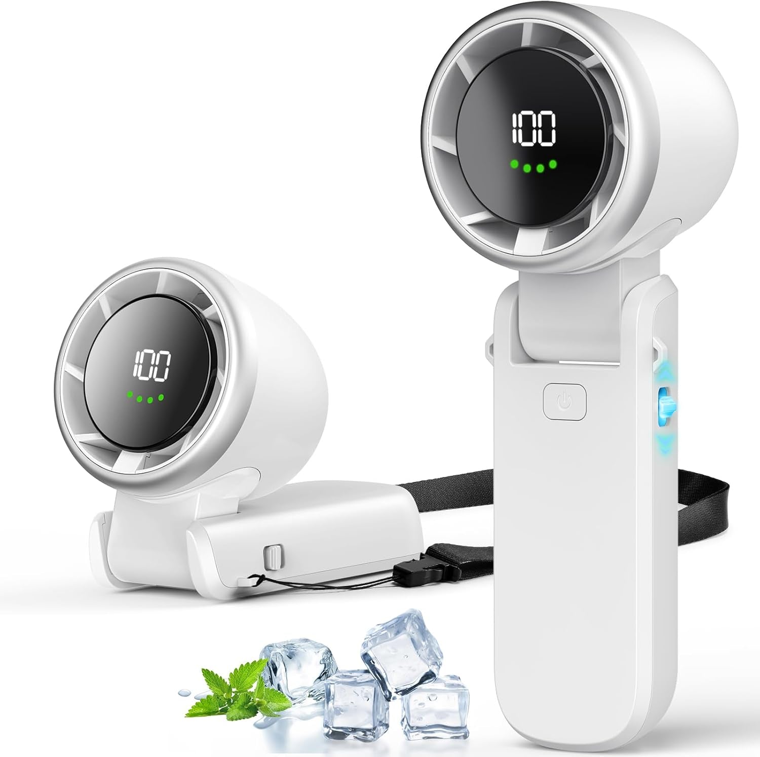TurboFan Pro™ | Portable Handheld Turbo Fan with 100-Speed Control & 5000mAh Battery