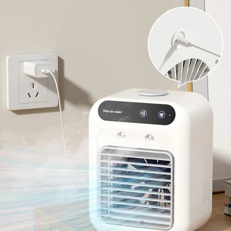 Portable Air Cooler Fan with Water Cooling for Home, Office & Car
