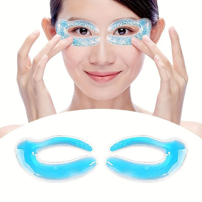 Reusable Hot & Cold Gel Eye Mask for Puffiness & Dark Circles