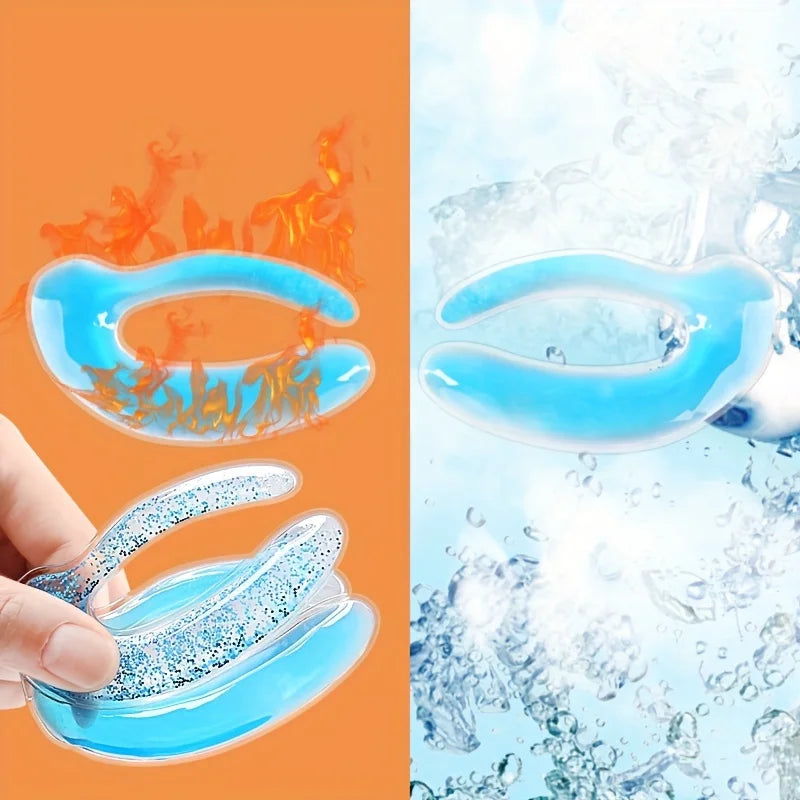Reusable Hot & Cold Gel Eye Mask for Puffiness & Dark Circles